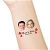 GETONG Tatuaggi Temporanei Personalizzati (Matrimonio)