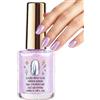 QIAOYUN Rinforzante per unghie Glazed Donut Lilac Mirror Aurora, smalto viola ad asciugatura rapida all'aria, indurente per unghie lucido effetto specchio, smalto trasparente effetto gel. (1pcs)
