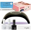 Mylee Beginners Kit - Set Professionale per Smalto Gel Semipermanente | Uso Professionale, Manicure e Pedicure, Include Lampada LED per Unghie, Smalto Gel, Base Coat, Top Coat e Accessori
