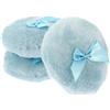 Generico Set da 3 Piumini Talco in Peluche Fiocco in Seta, Soffici e Resistenti per Applicare Polvere per Ragazzo Ragazza, per Uso Domestico e Dopo Bagno
