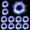 Sunshine smile LED Ghirlanda Di Piume 10pcs - Corona Di Fiore, Fasce Per Donne, Ragazze, Adulti, Bambini - Accessori Per Festa Di Nozze, Festival e Foto Props
