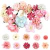 REBECCAGIBSON 19 Pezzi Mollette Fiori per Capelli per Donne, Fermaglio Fiore Seta Mollette Fiori Artificiali per Capelli Fiore Boho per Sposa Festa Spiaggia Nozze Estate