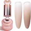 YOKE FELLOW YOKEFELLOW GleamTap Cushion - Gel per pittura ombreggiata con spugne, colore nude, altamente pigmentato, senza sbavature, per nail art ombre, aura e sfumature (GT617)