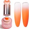 YOKE FELLOW YOKEFELLOW GleamTap Cushion - Gel per pittura ombreggiata con spugnette, arancione fluo, altamente pigmentato, senza sbavature, per nail art ombre, aura e sfumature (GT624)
