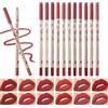 Miss Demi Lip Liner and Lipstick Duo Set, Soft Smooth Formula, Multi - Shade Options for Perfect Lip Contouring and Coloring. (02 Color (B))