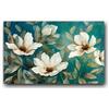 Dass Quadri su tela Fiori bianchi Immagini artistiche Stampa immagini Poster su tela Quadri moderni da parete, per la decorazione del soggiorno Nessuna cornice (Size : 50x100cm No Frame)