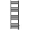 3S SuperSamaStore Scaldasalviette Elettrico Aliseo, 180 × 50 Cm, Nero | Termoarredo con Crono-Termostato Digitale Settimanale, Scalda Asciugamani da Bagno dal Design Moderno - 900 W - 20 Kg