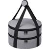 Chef Pomodoro Borsa Frigo Porta Torta, 30 cm, Rotonda | Ideale per Trasportare Fino a 2 Torte