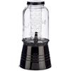 COSE DA CASA Bottiglia brocca Caraffa con rubinetto supporto refrigeratore porta ghiaccio contenitore da 3,8 lt per vino Sangria Cocktail Bevande bar pub