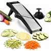 NAMAI - Mandolina per Verdure Professionale, Affettatrice Regolabile 0-9 mm | Lavabile in Lavastoviglie, Facile da Usare, Sicura, Resistente, Lame Affilatissime