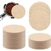HERCHR 100 Pezzi Filtro di carta da caffè rotondo, 60mm Filtri di Ricambio per Caffettiere Moka Pot e Macchine da Caffè