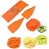 Msiud Mandolina per Cucina, Acciaio Inossidabile per Alimenti Vegetali Julienne Invia Protezione per le Mani Set Iniziale Stili di Taglio a V di Sicurezza con Lama per Frutta Cetriolo