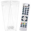 QUARKZMAN 2Pcs Custodia Protettiva Telecomando (20cm x 6cm) Trasparente Impermeabile Sacca Protettiva Universale Custodia Telecomando Per Condizionatore Televisione
