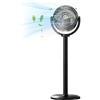Aufbnach Ventilatore A Piedistallo Raffreddamento e Altezza Regolabile | Ventilatore Da Pavimento Telescopico Proprietari, Inquilini, Uffici, Dormitori, Camera , Appartamenti, Camper