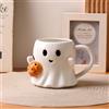 Bohrma Halloween Ghost Coffee Mug Tazza in ceramica Ghostface per Halloween, simpatiche tazze a forma di fantasma, regalo di novità per i vostri cari