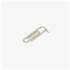 Off-White Orecchini Off-White Paperclip Mono Earring Silver