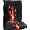 LOGOVISION Supernatural Sam Dean Castiel Rosso Portal Coperta super morbida al tatto setoso - 91 x 147 cm
