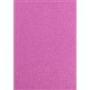 Vaessen Creative Florence - Cartoncino glitterato, formato A4, 5 fogli di carta per scrapbooking, per realizzare biglietti e altri lavori artigianali, 250 g/m², colore: rosa chiaro