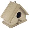Rayher, 62414000, casetta per uccelli in legno FSC Mix Credit, 13,5 x 7,5 x 10 cm