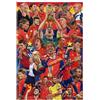 Grupo Erik Poster Giocatori Mondiali Spagna 61 x 91,5 cm | Poster da Parete di Morales de los Rios, Carta Lucida, Incorniciabile, Colori Brillanti, Decorazione Cameretta Calcio
