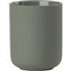 Zone Denmark - Bicchiere spazzolino da denti Ume - Bicchiere da bagno, porta spazzolino - Ordinato - D8,3 cm di altezza 10,3 cm - Elegante e design minimalista e scandinavo - Verde oliva