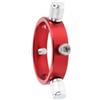 NIYANGLE Supporto Regolabile 50mm in Lega di Alluminio Rosso | 6 Fori, Viti M6, per Tubo Telescopio e Cannocchiale Guida, Stabilità di Puntamento