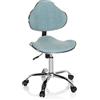 HJH Office Sedia da scrivania per bambini KIDDY GTI-3 Tessuto Verde menta Sedia da ufficio per bambini Ergonomica, cresce con il bambino, 634133