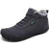 SAGUARO Barefoot Scarpe Invernali Caldo Stivali Neve per Uomo Donna,Gr.36-48