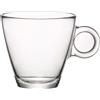 Bormioli Rocco 430230 Easy Bar tazza da cappuccino 230 ml, trasparente, vetro temperato, 1 unità