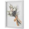Walasis Cornice portafoto 3D da riempire per oggetti, idea regalo: 3 cm, cornice profonda 30 x 40 cm, colore bianco per bouquet da sposa, spessore cornice per oggetti per magliette, collage