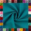 Die Stofftante Tessuto di cotone HEIDE, Swafing, 42 colori uni, tinta unita, 100% cotone, coupon, Oeko-TEX Standard 100 (verde petrolio 747, 2 m)