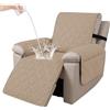 Ystyle Copripoltrona Relax Reclinabile 1 Posto, Cachi | Copri Poltrona Reclinabile con Braccioli, Copripoltrone con Fascia Elastica, Antigraffio Antiscivolo e Lavabile, per Animali