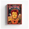 Generico Quadro su Tela Pop 'DAVID MUSICA BOWIE #900'- Stampa XL Minimalista Bianco/Nero con Accenti Azzurri - Arredo Murale Luxury Statement per Appartamento Moderno IDEA REGALO Adulto