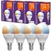 LEDVANCE SMART+ Miniballform mit ZigBee Technologie P40 E14 Tunable White 2700-6500K, 4-er Pack