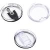 TRKETK 3 Pezzi Coperchi Sottili a Prova di Fuoriuscite Coperchi di Ricambio Sottili da 20 Oz Riutilizzabile Durevole Trasparente Schizzi Plastica Coperchio Per Bicchieri da Caffè da Viaggio