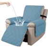 Ystyle Copripoltrona Relax Reclinabile 1 Posto, Blu Acqua | Copri Poltrona Reclinabile con Braccioli, Copripoltrone con Fascia Elastica, Antigraffio Antiscivolo e Lavabile, per Animali