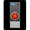 Generic Targa in metallo per riproduzione Odissea spaziale HAL 9000 del 2001, 20 x 30 cm