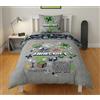 Aymax Minecraft Adolescente Copripiumino Singolo 135x200 + Federa Creeper & TNT | Set letto reversibile | Letto singolo | Microfibra Oeko-Tex | Asciugatura rapida | Creeper | Idea regalo | Licenza ufficiale