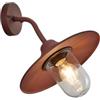 meineWunschleuchte Lampada da parete vintage a LED, effetto ruggine, illuminazione per esterni versatile per casa e terrazza.