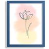 VO design Cornice portafoto Premium Finn, 32 x 46 cm, blu oceano con vetro sintetico antiriflesso, colore e dimensioni a scelta