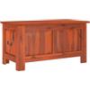 vidaXL Cassapanca con Coperchio Marrone in Legno Massello di Acacia