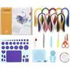 YURROAD Quilling Kit con 900 Strisce di Carta per Quilling 5mm e Strumenti Quilling Set - BK15
