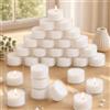 msymsyu 27Pcs Tealight Candele Bianche, Durata 4 ore Tealight | Non Profumate, Inodore Lumini Candele, 36x16mm Tea Light Candele Matrimoni, compleanni