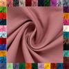 Die Stofftante Tessuto di cotone HEIDE, Swafing, 42 colori, tinta unita, 100% cotone, coupon, Oeko-TEX Standard 100 (rosa antico, 0,5 m)