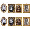 BaiDekun 4 decorazioni per Halloween, immagini horror e cornice mobile per ritratti 3D, decorazione da parete spaventosa per feste, castelli, casa infestata e casa (decorazione d'interni)