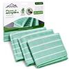 HAND Set 3 Panni in Bambù e Microfibra Riutilizzabili per Pulizia Pavimenti, Lavabili e Riutilizzabili, Cattura Polvere e Sporco, Panni per Scopa Piatta, Ideali per Parquet, Gres e Laminato