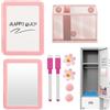 Generico Locker Accessories Kit,Magnetic with Mirror Whiteboard Aesthetic Shelf | Complete Locker Kit,Magnetic Decor,Whiteboard Mirror,Pen Holder,Shelf,Organizer Set,Teen Girls,College Students,Home Office