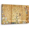 Artenor Quadro Klimt Gustav L'albero della vita, 60 x 40 cm - Made in Italy, Quadri Moderni Soggiorno, Camera da Letto, Cucina, Poster da Parete, Decorazioni Casa