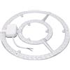 FTVOGUE 72W Plafoniera Modulo Scheda Ventilatore da Soffitto Pannello di Ricambio Pannello LED Rotondo con Doppio Colore Dimmerabile Luce Uniforme a 360 Gradi per Soggiorno Camera da