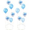 Kaucytue Set di 2 supporti per palloncini, per matrimoni, decorazioni da tavolo, laurea, Natale, decorazione di compleanno